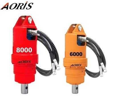 Perlengkapan Earth Auger Skid Steer Loader